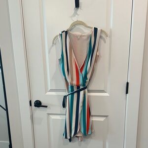 GB Girls Vibrant Striped Mini Dress